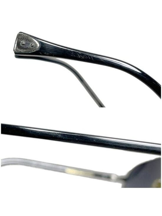 Louis Vuitton Sunglasses Silver Black Gradient Metal Acetate Eyewear main image 5